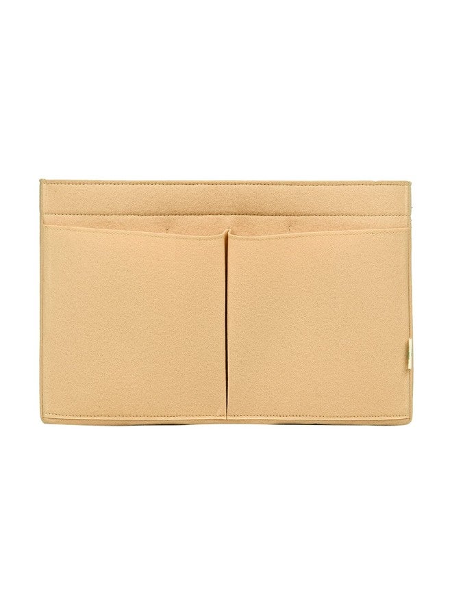 OON Purse Organizer Insert Felt Bag Organizer Handbag Organizer Insert Bag In Bag Organizer For Tote Fits LV Speedy Neverfull, Beige, X-LARGE - Image 2